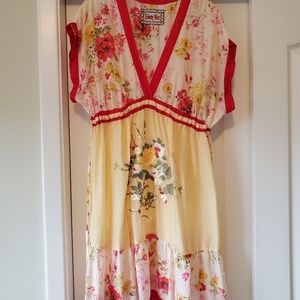 Johnny Was silk floral dress